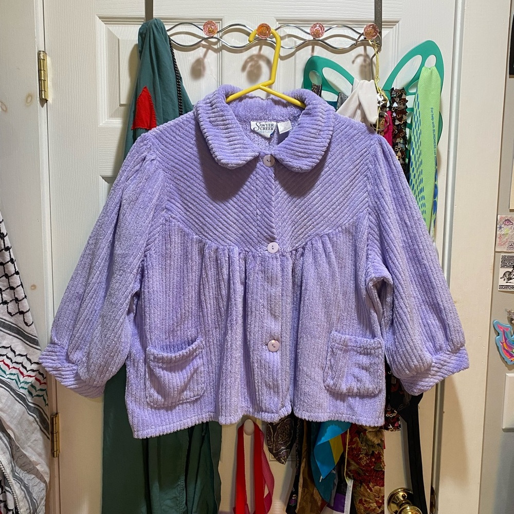 vintage fuzzy cape